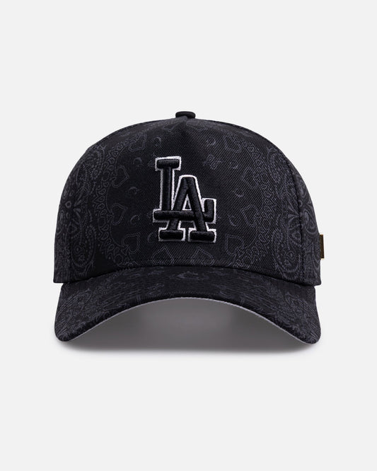 New Era Los Angeles Dodgers 'Black Tonal' 9FORTY A-Frame Snapback Black