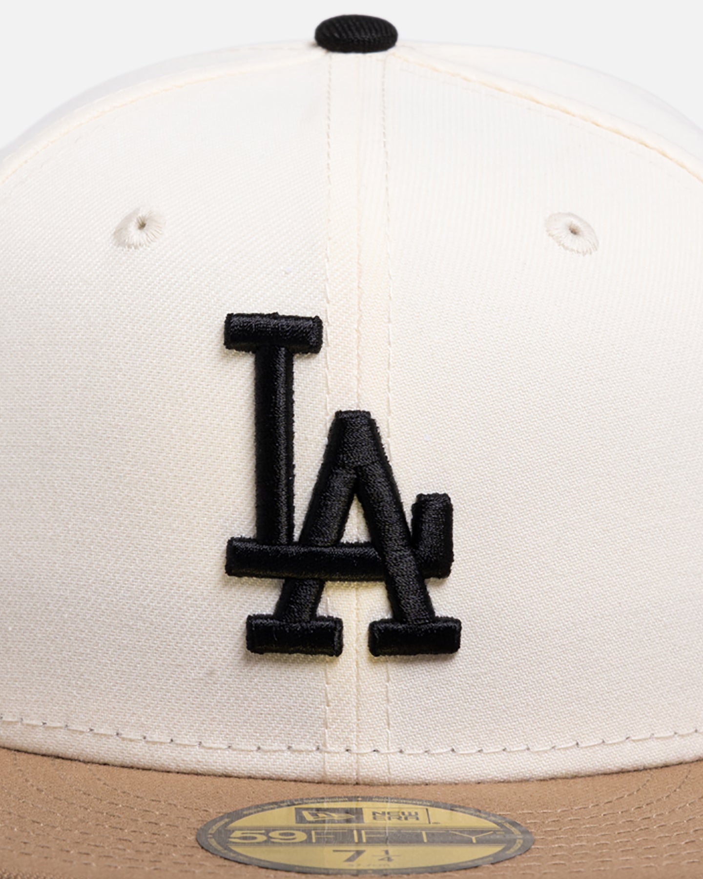 New Era Los Angeles Dodgers 'Chrome Khaki' 59FIFTY Fitted White