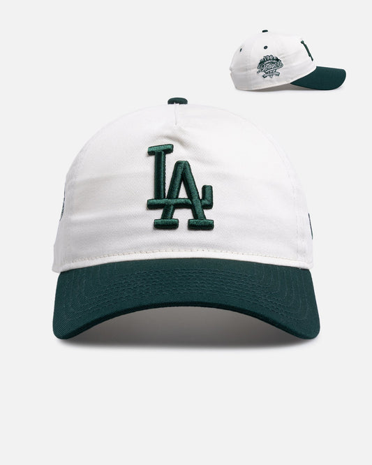 New Era Los Angeles Dodgers 'Dark Green Chrome' 9FORTY A-Frame Snapback White/Green