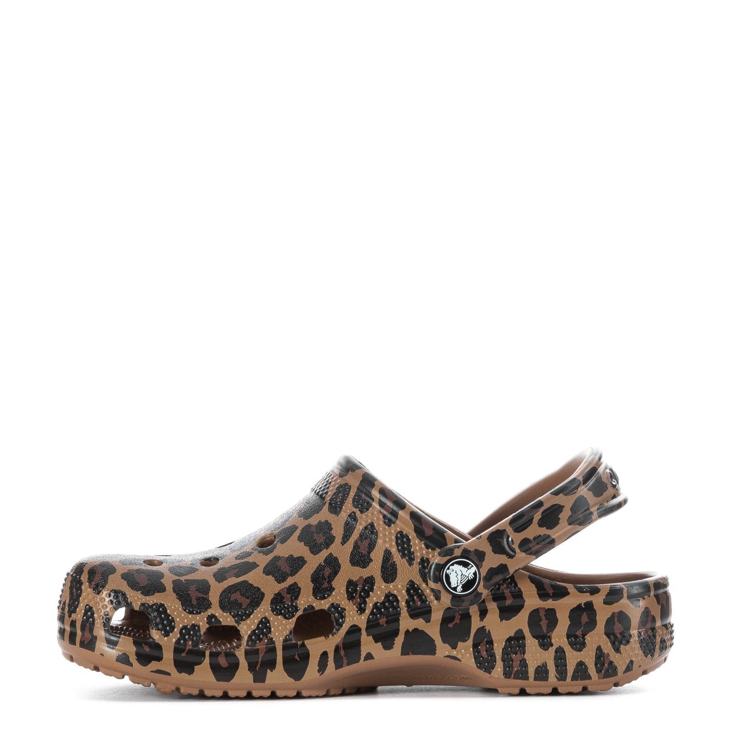 Crocs Women's Leopard Classic Clog - Black