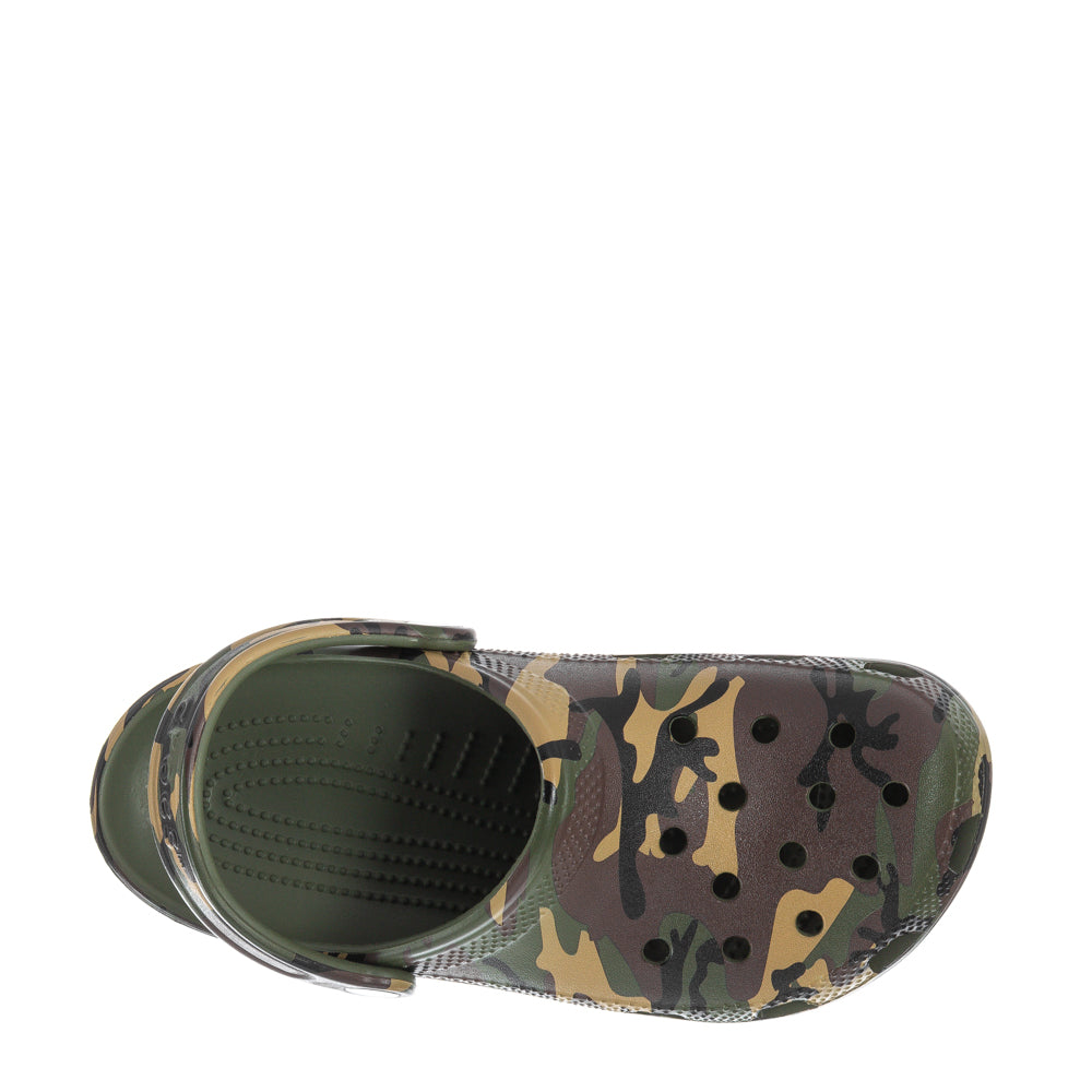 Crocs Youth Camo Classic Clog - Black / Multi