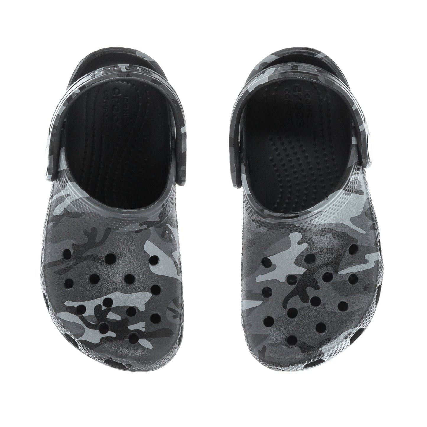 Crocs Toddler Classic Clog - Black / Grey