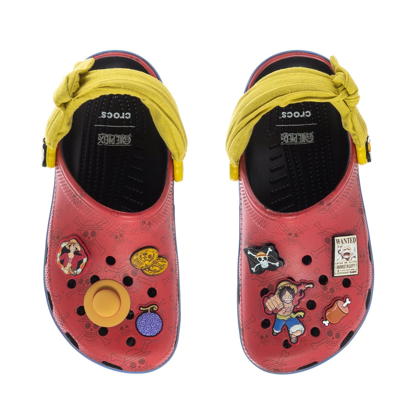 Crocs Youth One Piece Luffy Classic Clog - Red / Blue