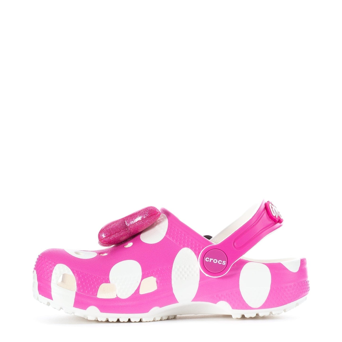 Crocs Toddler Minnie Mouse Classic Clog - Pink / White
