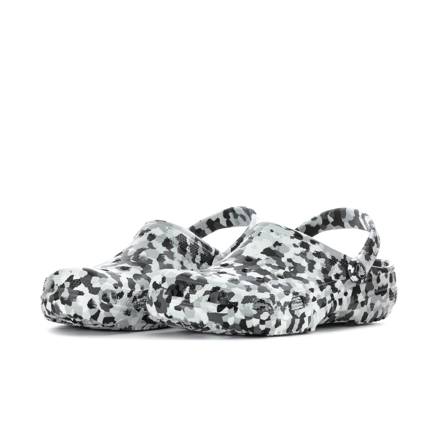 Crocs Men's Confetti Classic Clog - Black / White