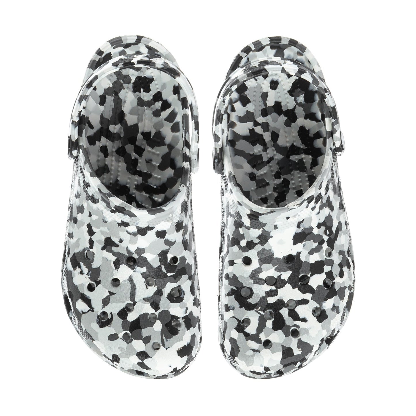 Crocs Men's Confetti Classic Clog - Black / White