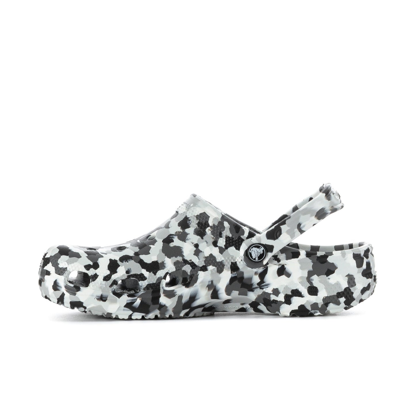 Crocs Men's Confetti Classic Clog - Black / White